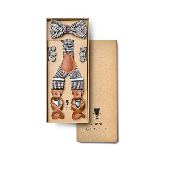 Premium Hosenträger Set | Prince Bowtie