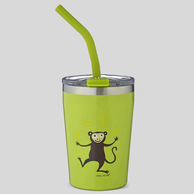Auslaufsicherer Trinkbecher mit Strohhalm für Kinder | Carl Oscar Temp Tumbler