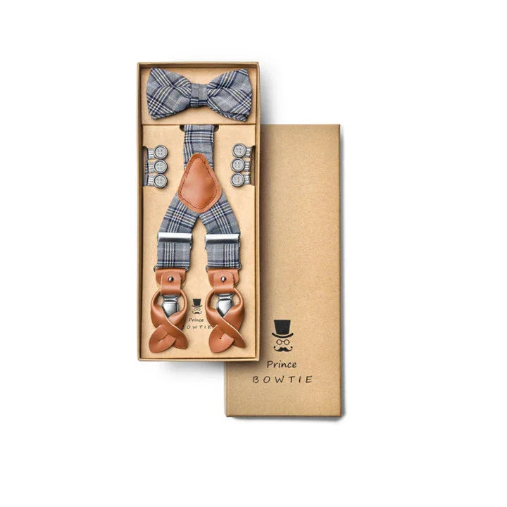Premium Hosenträger Set | Prince Bowtie