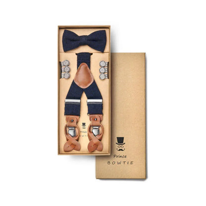 Premium Hosenträger Set | Prince Bowtie