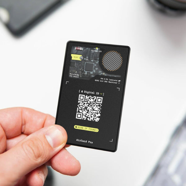 Digital business card and tracker | AirCard PRO for Apple or Android