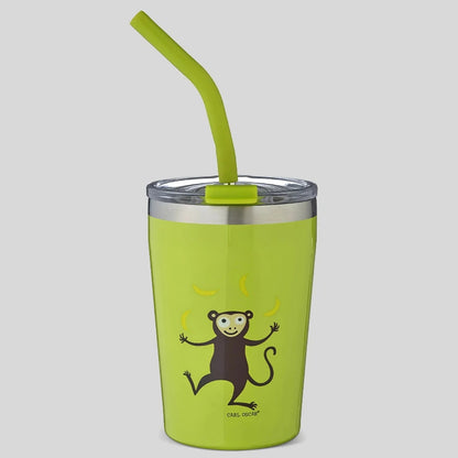 Auslaufsicherer Trinkbecher mit Strohhalm für Kinder | Carl Oscar Temp Tumbler