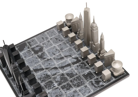 New York City Skyline Chess | Modernes Schach Set