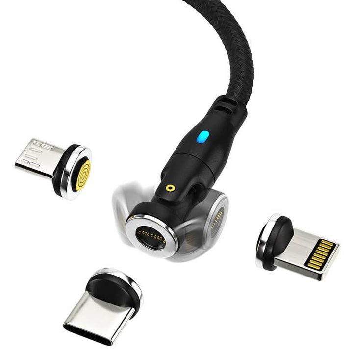3 cable adapter usb-c usb-b lightning